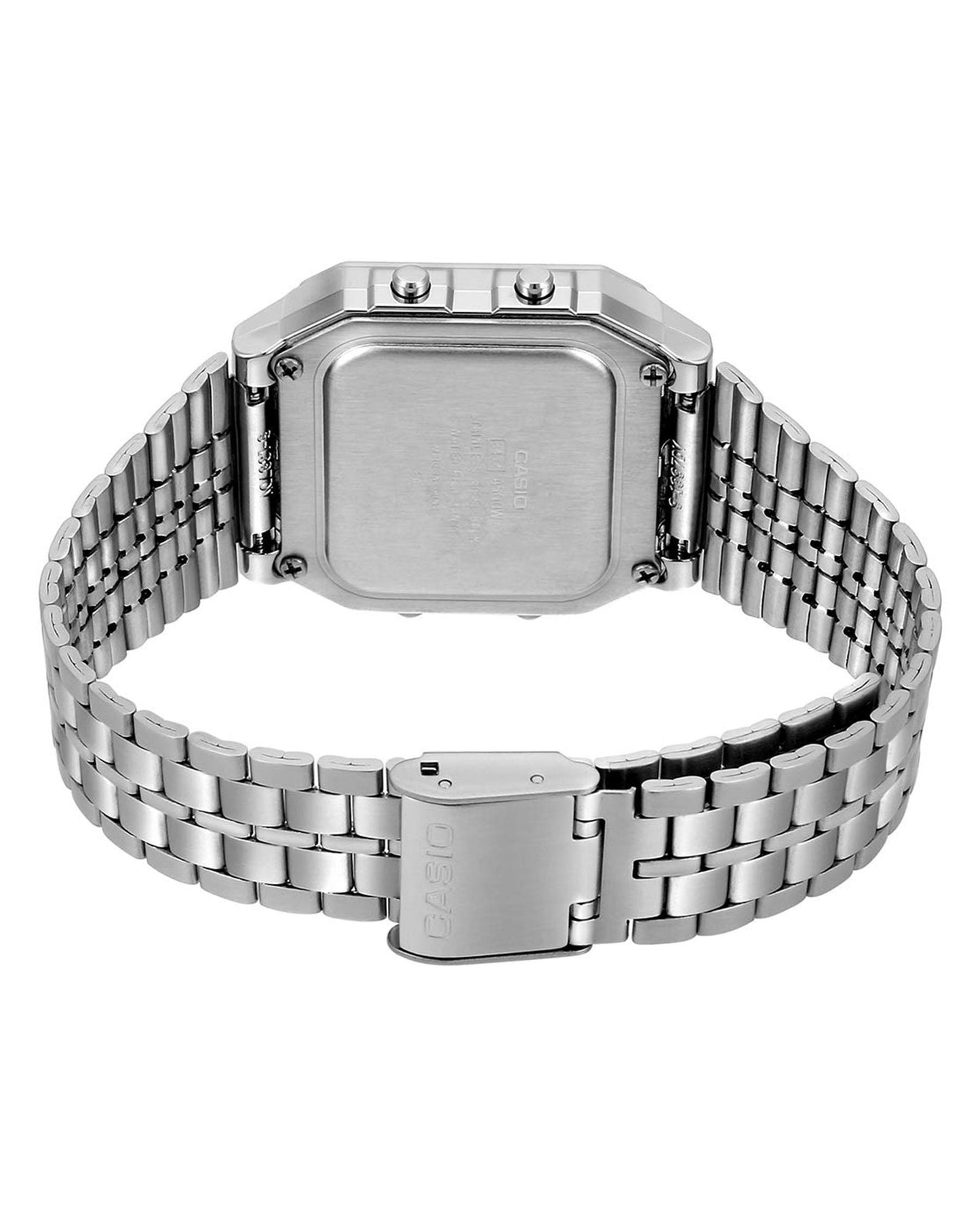 Casio Vint. Mod. World Time - Silver & Bl…