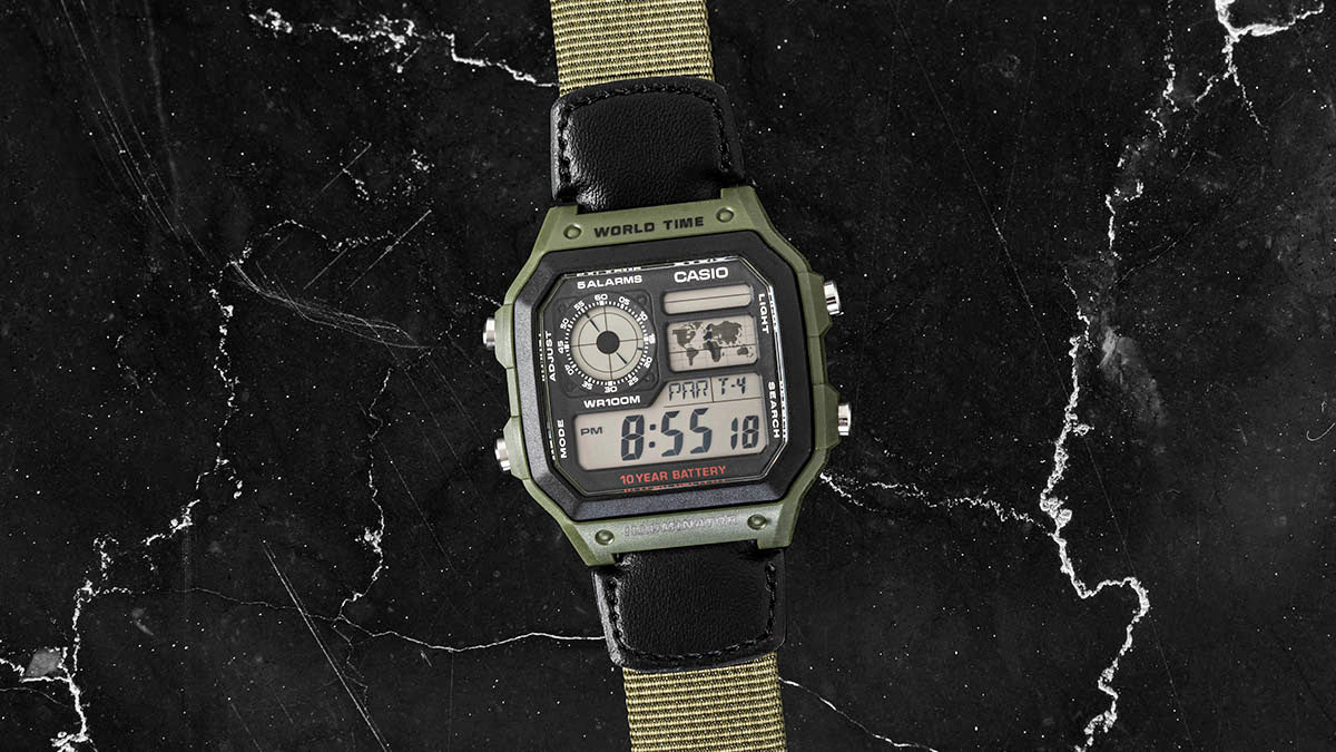 Casio Sport Mod. Diver - Kakhi Green