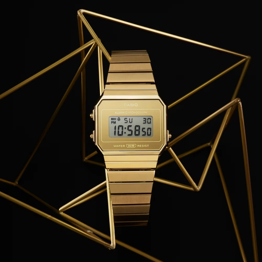 Casio Vintage Mod. Iconic Slim Gold