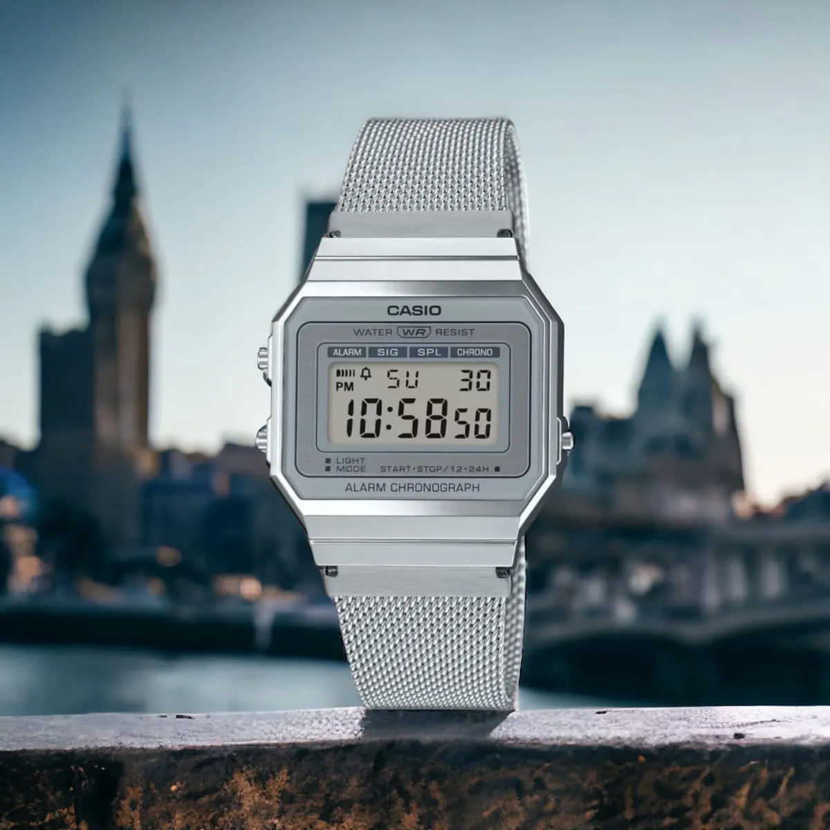 Casio Vint. Mod. Iconic Slim Design - Sil…
