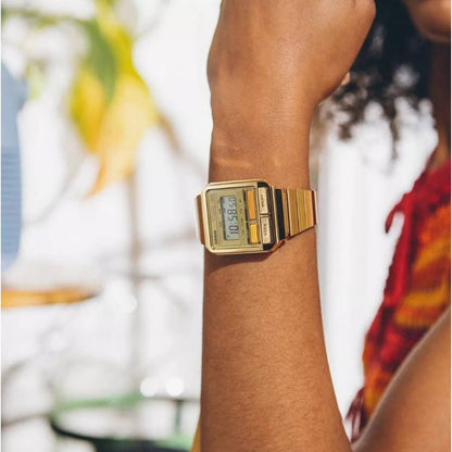 Casio Vintage Mod. Edgy Gold