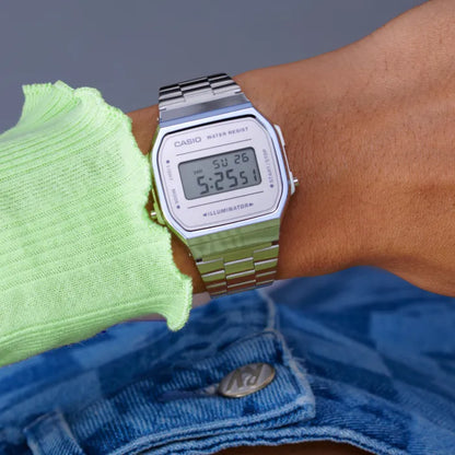 Casio Vintage Mod. Iconic - All Silver