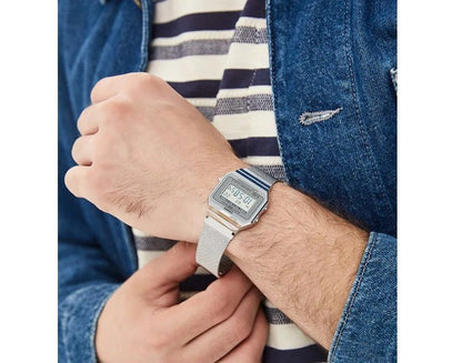 Casio Vint. Mod. Iconic Slim Design - Sil…