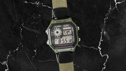 Casio Sport Mod. Diver - Kakhi Green
