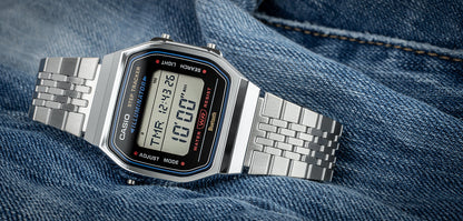 Casio Vint. Mod. Silver -Bluetoothâ® Smar…