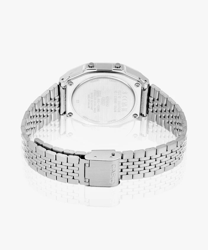 Casio Vint. Mod. Silver -Bluetoothâ® Smar…