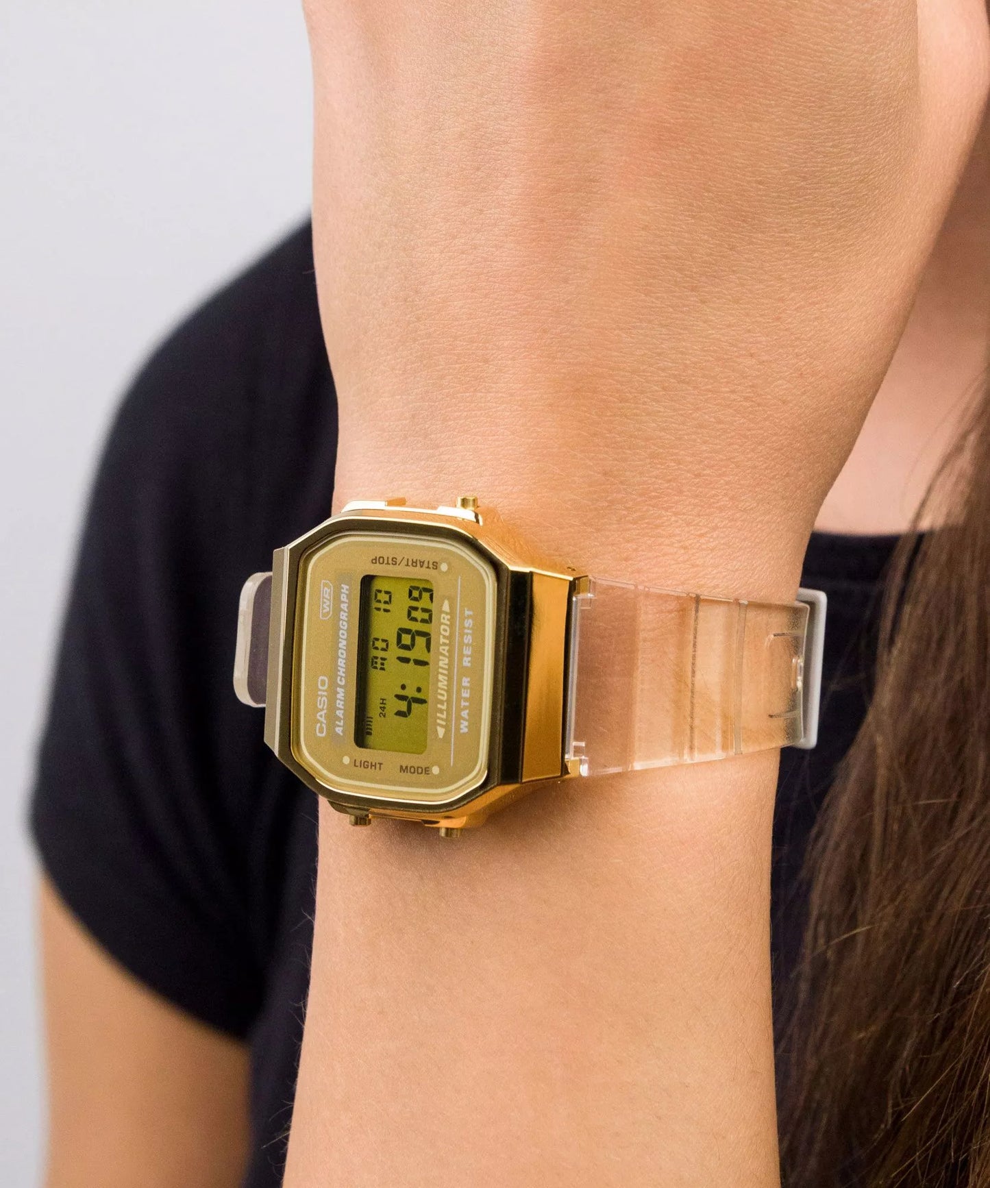 Casio Vintage Mod. Iconic Gold Jelly
