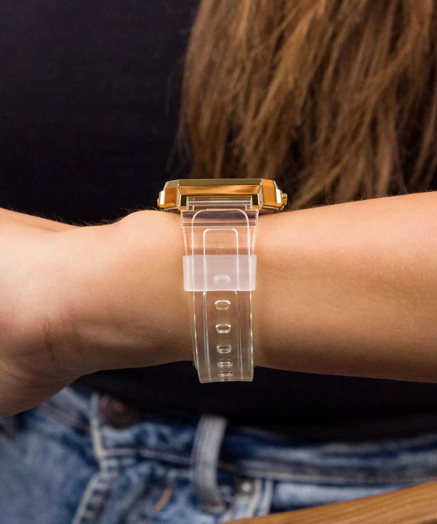 Casio Vintage Mod. Iconic Gold Jelly