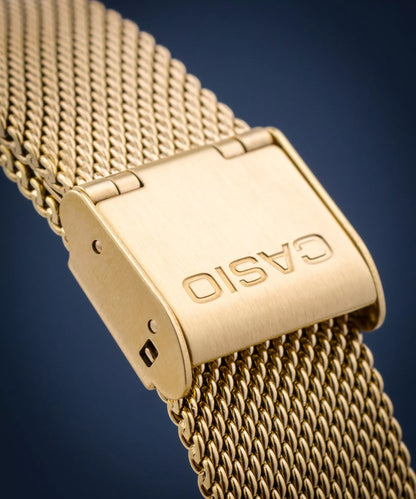 Casio Vintage Mod. Round - Gold Mesh