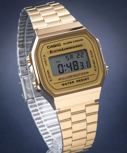 Casio Vint. Mod. A168Wg-9E **Pack 10 Pcs**